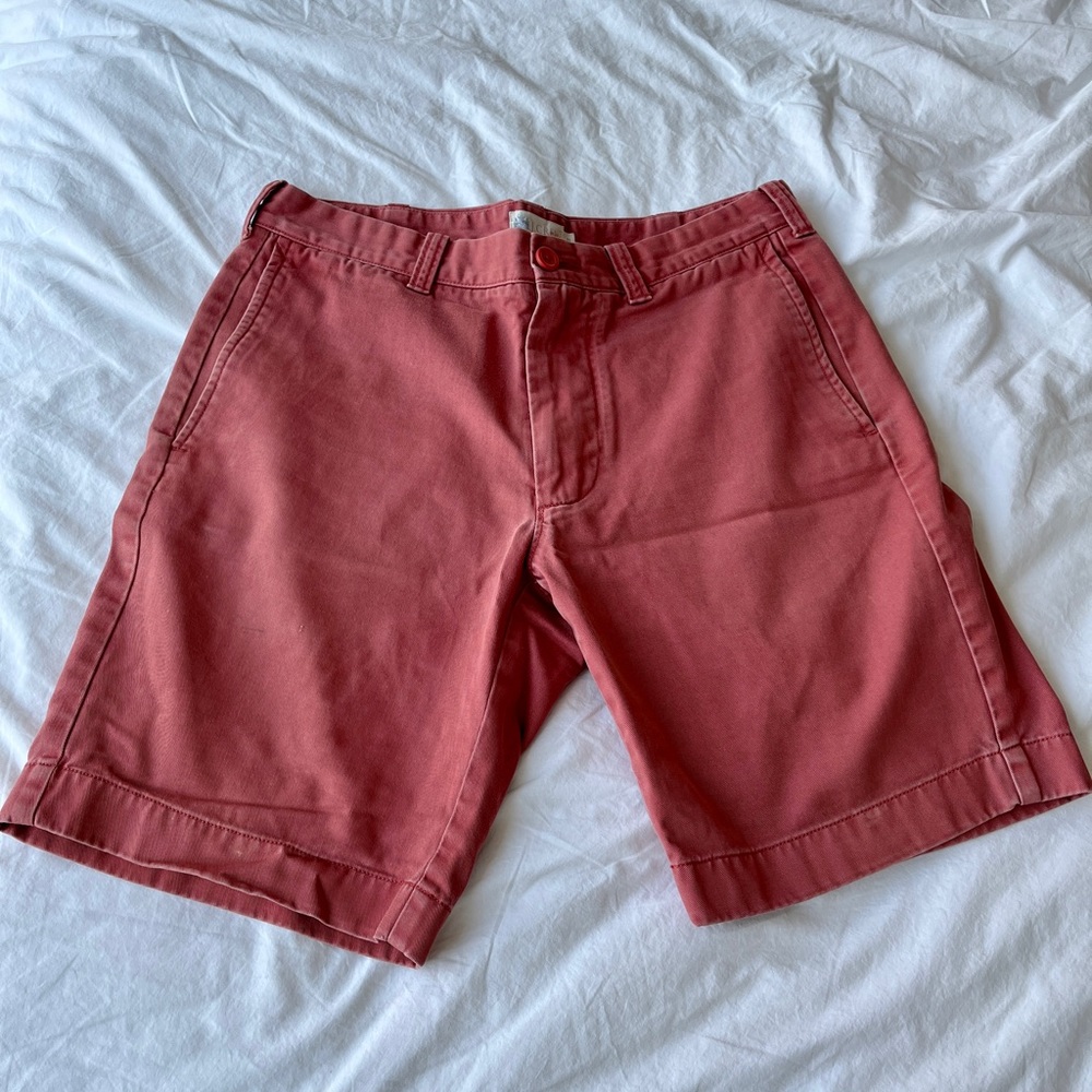 J Crew Red Shorts 31